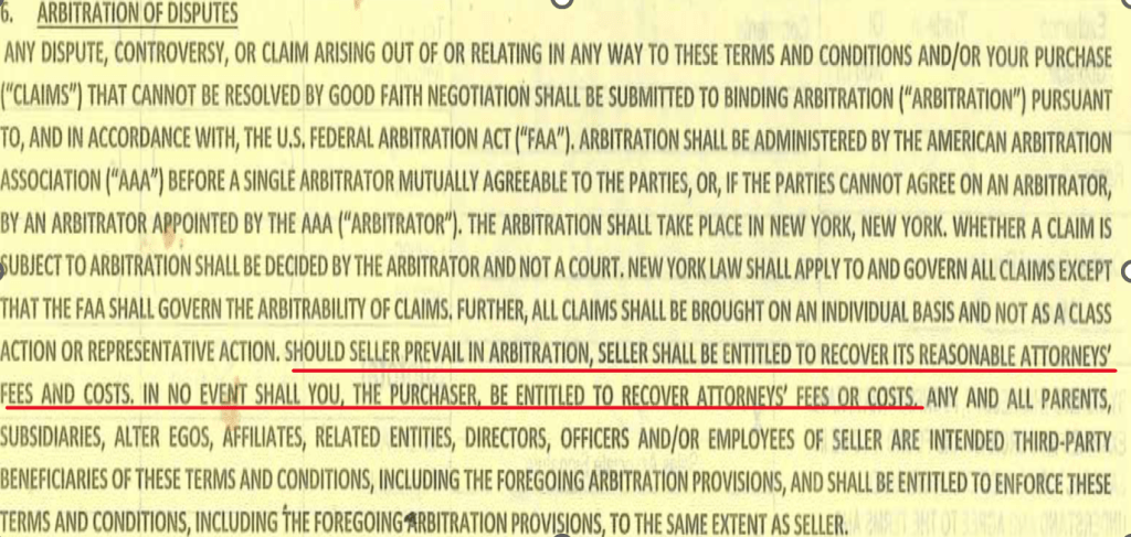 Diamonds International Arbitration Clause